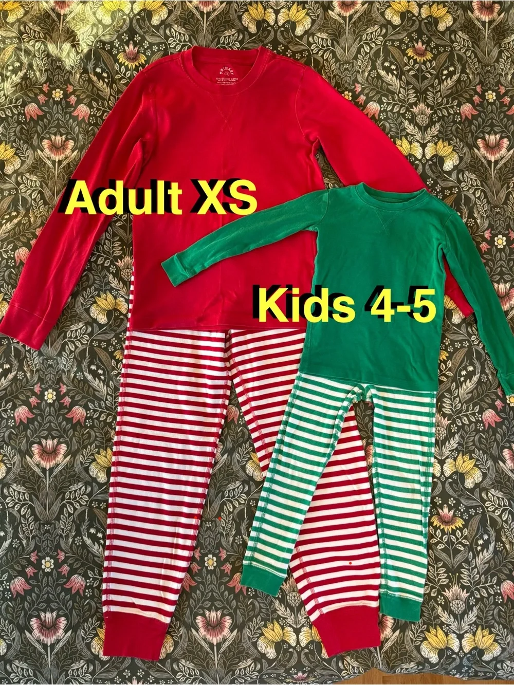 Primary Adult pajama set Unisex size XS, family matching, mommy & me